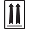 Label,Two Up Arrows,3x4-1/4"