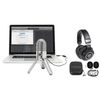 Samson Podcast Recording Podcasting Microphone+Pro Headphones+Cables+Case