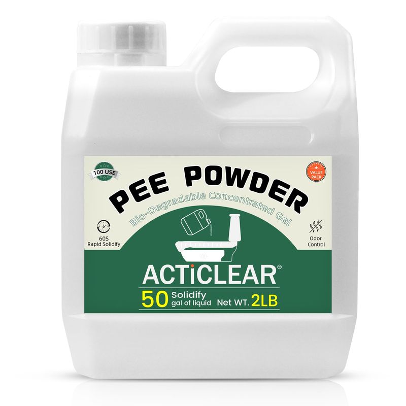 ACTICLEAR Pee Powder Gel - 2lb Rapid 60-Second Absorption & Odor ...