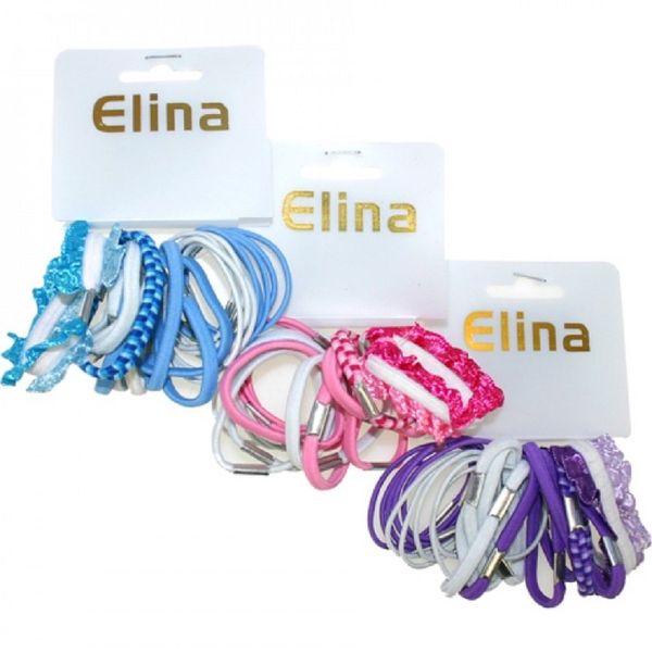 3* Haargummi Elina 20er Set 4 versch. Stärken+Farben (3 * 20 Stk.)