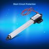 Mini Electric Linear Actuator, 100mm Stroke 12V Input Linear Motion Actuators Low Noise Short Circuit Small Linear Actuator Internal Limit Switch Motion Actuator