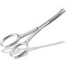 Hair Moustache Scissors Beard Scissors – 9 Cm – Stainless Steel with Curved Cutting Edges