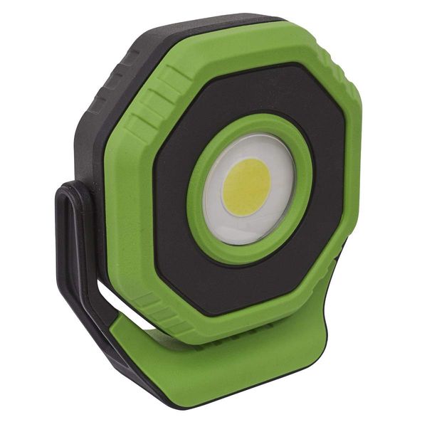 Sealey LED1400P 360° 14W COB LED Rechargeable Pocket Floodlight with Magnet - Green