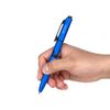 Olight Open Glow Blue Rechargeable Penlight, 120Lu LED, Green Laser, 2 Refills