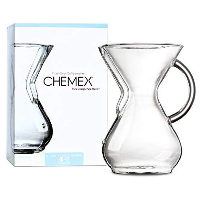 Chemex Pour-Over Glass Coffeemaker - Classic Series - 6-Cup - Exclusive  Packaging