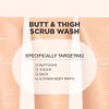 Butt Scrub Wash | Booty Scrub Body Exfoliator for Acne, Cellulite, Ingrown Hair, Bikini & Razor Bump | Exfoliating Body Scrub for Sensitive and All Skin Type | Body Scrub Exfoliator Formulated with Rosemary Extract, Centella Asiatica, and Other Natural In