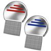 2 Pack Professional Stainless Steel Comb