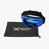 Arctix Kids Ski Goggles, Black/Navy Blue Revo, One Size