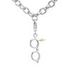 Harry Potter Clip-On Charm Lightning Bolt with Glasses (Sterling Silver), Sterling Silver