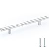Pandora SOLID Stainless Steel Bar Pull Handle For Drawer Kitchen Cabinet Hardware 8-inch T Pull - 10 PACK