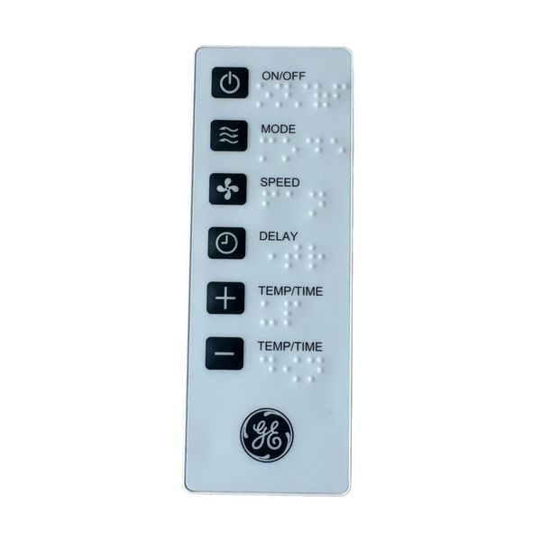 GE 6-Button Replacement AC Air Conditioner Remote Control Gray Model AHC08LYW2