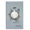 Intermatic FF36H 6-Hour Spring Loaded Wall Timer, Brushed Metal Finish
