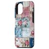 Quilt Colorful Quilters Blushing Floral Patchwork Collage Case for iPhone 12/12 Pro