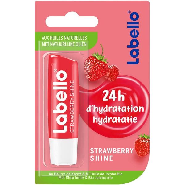 Labello Strawberry Shine Lip Balm 4.8