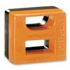 Beta 1200 MS Magnetisierer/Demagnetisierer, ideales Hilfswerkzeug zur Magnetisierung von kleinen Schrauben (Rückseite dient zur Entmagnetisierung von Pinzetten & Zangen), Schwarz/Orange