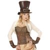 Widmann 60813 Cylinder Steampunk, Brown, Standard Size