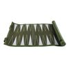 Green Travel Roll Up Backgammon Set 13 Inch