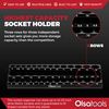 Magnetic Socket Holder in 3 Rows by Olsa Tools