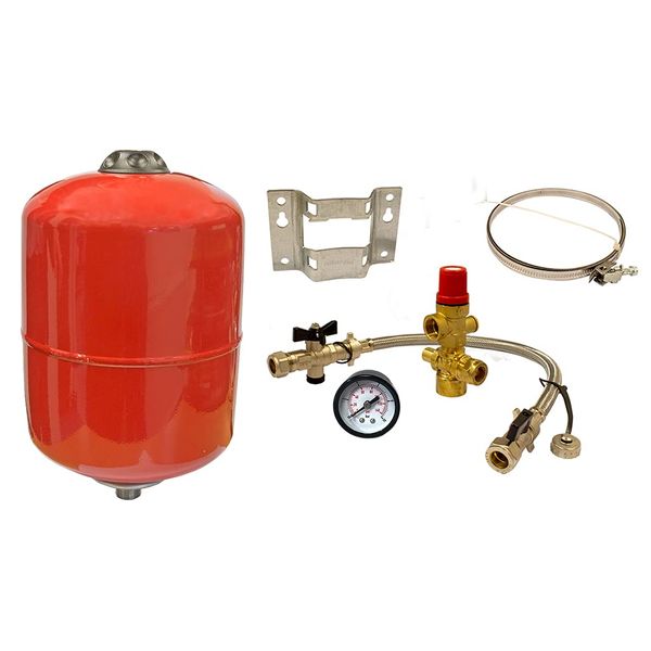 18 Litre Varem Extravarem Heating Expansion Vessel Red with Sealed System Kit
