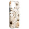 iPhone 14 Plus Boho Cream Aesthetic Neutral Floral Wild Flower Pattern Case