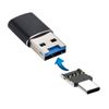 Cablecc USB 3.0 to Micro SD SDXC TF Card Reader with Micro Type-C USB-C OTG Adapter for Tablet/Mobile Phone.