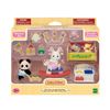 Calico Critters Baby's Toy Box - Includes Snow Rabbit and Panda Babies