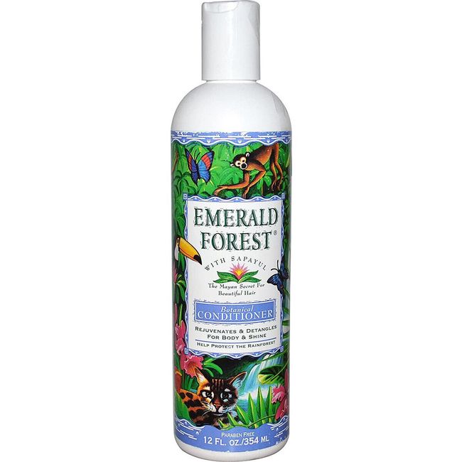 Emerald Forest Botanical Conditioner with Sapayul 12-Ounce Bottles