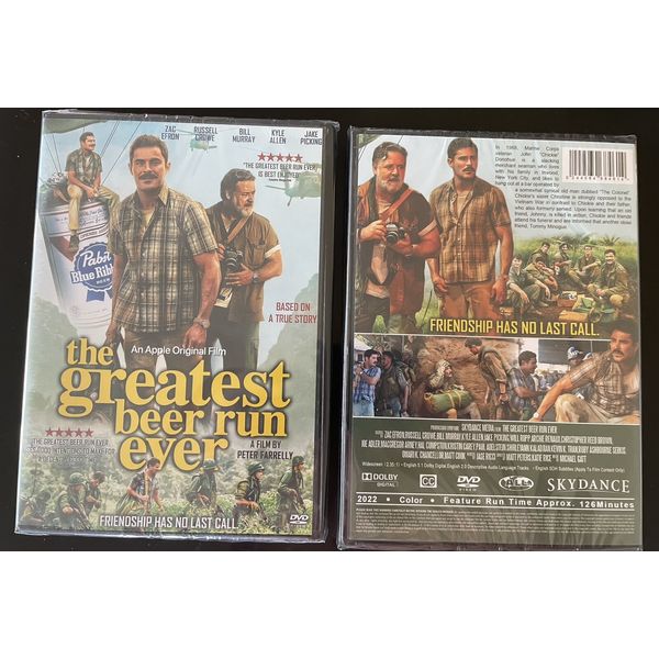 The Greatest Beer Run Ever (2022) New, Sealed, DVD