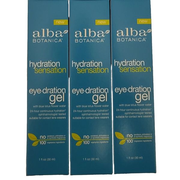 ALBA BOTANICA - Hydration Sensation Eye Hydration Gel 1 Oz. - (3 Pack)