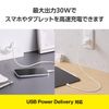 Elecom MPA-AC10230WH Type-C 30W Mini USB PD Compatible GaN II Foldable Plug PPS White