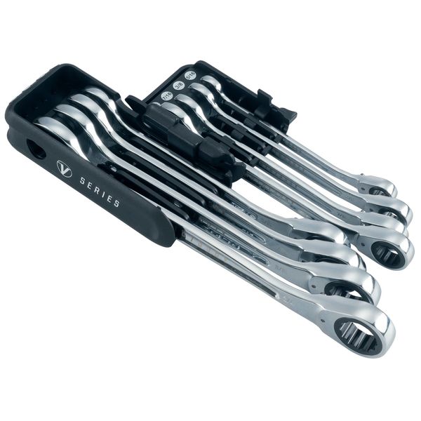 CRAFTSMAN V-SERIES Combination Ratchet Wrench Set, SAE, 8 Piece (CMMT87350V)