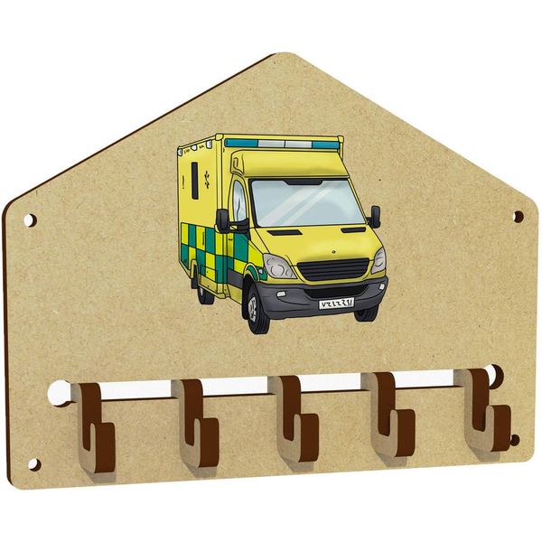 Azeeda 'UK Ambulance' Wall Mounted Key Hooks/Holder (WH00064850)