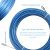 IRSCorp 10m 33 Feet Electrical Fish Tape Wire Puller Kit Through Wall Wire Threader Fish Cable Fastener Stainless Steel Wire Cable Puller Wire Guide Device