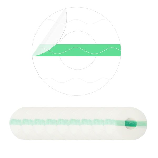 Set of 50 Sports Plasters for Freestyle Libre 3 Sensor - Waterproof, Skin-Friendly & Self-Adhesive, 14 Day Fixation, Transparent, Optimal Protection for Sensors