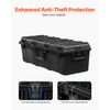 5.5 Cu.ft Weatherproof Hard Case with 3 Handles Large Capacity Case Black
