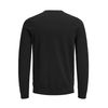 JACK & JONES Men’s Knitted Jumper, Plain Knitted Jumper, black