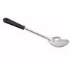 Winco Stainless Steel Basting Spoon with Plastic Handle, Solid, 13"