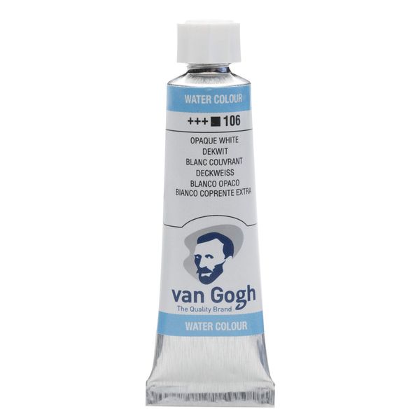 Van Gogh Aquarellfarbe, 10ml Tube, Deckweiß 106