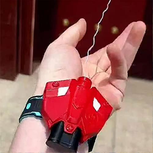 AKLOPE Web Launcher String Shooters Toy, Cool Gadgets String Shooter Real Silk Superhero Role-Play Cool Stuff Fun Toys Great -Perfect Christmas & Birthday Gift (Red)