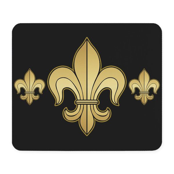 CafePress Gold Fleur De Lis Mousepad Non-slip Rubber Gaming Mousepad