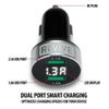 Dual USB Smart Charging Autoladegerät Ladegerät mit Display