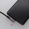 kenable Right Angle USB-C to USB-C Cable, 100W Fast Charging, 1m Braided Lead, Black
