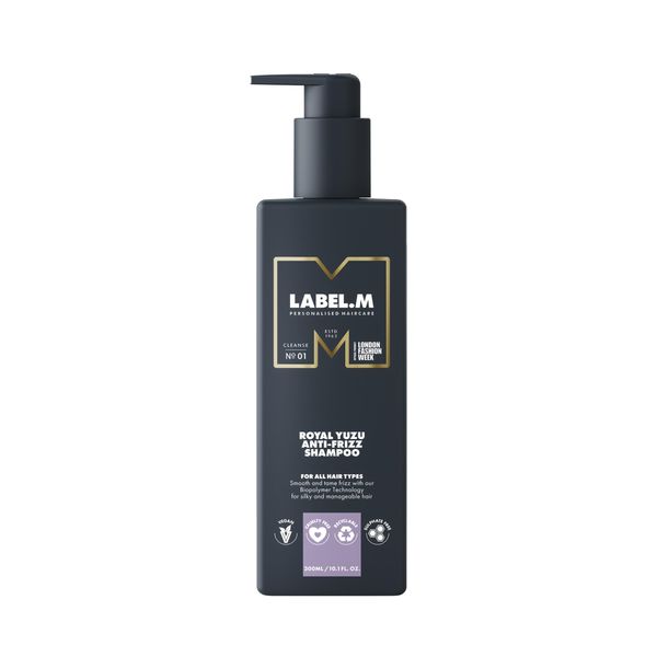 LABEL.M Royal Yuzu Anti-Frizz Shampoo 300ml – With Recyclable Pump