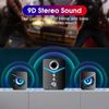 USB Computer LED Speakers Stereo Bass Subwoofer Wired 3.5mm Jack For Desktop PC