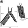 NexTool Mini Flagship Multi-Tool 10 in 1 Multifunction Tool Multi-Function Pliers - Black