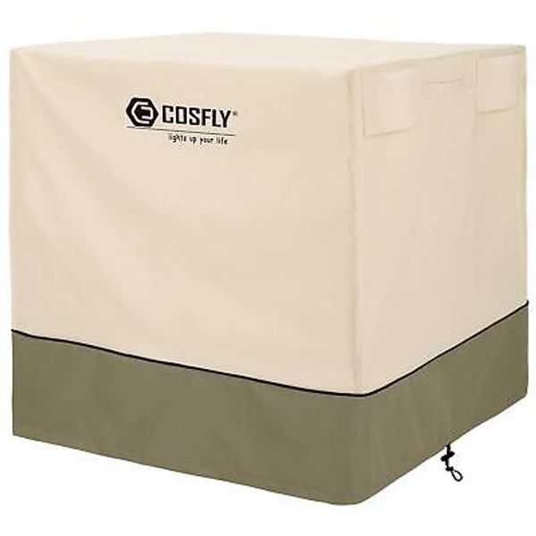 Air Conditioner Cover for Outside Units-Durable AC Cover Water Resistant Fabric