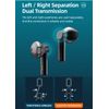 Bluetooth Stereo Headset Wireless Twins Earphone Noise Cancelling Earpiece Mic
