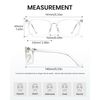 Cyxus Clear Blue Light Glasses for Women Men Reduce Eye Strain UV Blocking for Computer Screen