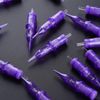 Mast Flip Rotary Machine Wireless Tattoo Pen Kit Tattoo T1 Battery Supply Power Cartridges Needles (Flip Purple Kit)