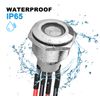 Marine 19MM  12V Waterproof On/Off Latching Push Button Switch Red LED w/Wires